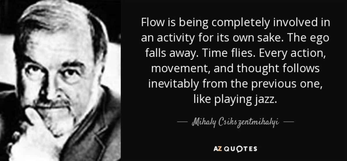 Cosmico - Finding Your Flow - Quotes from Mihaly Csikszentmihalyi