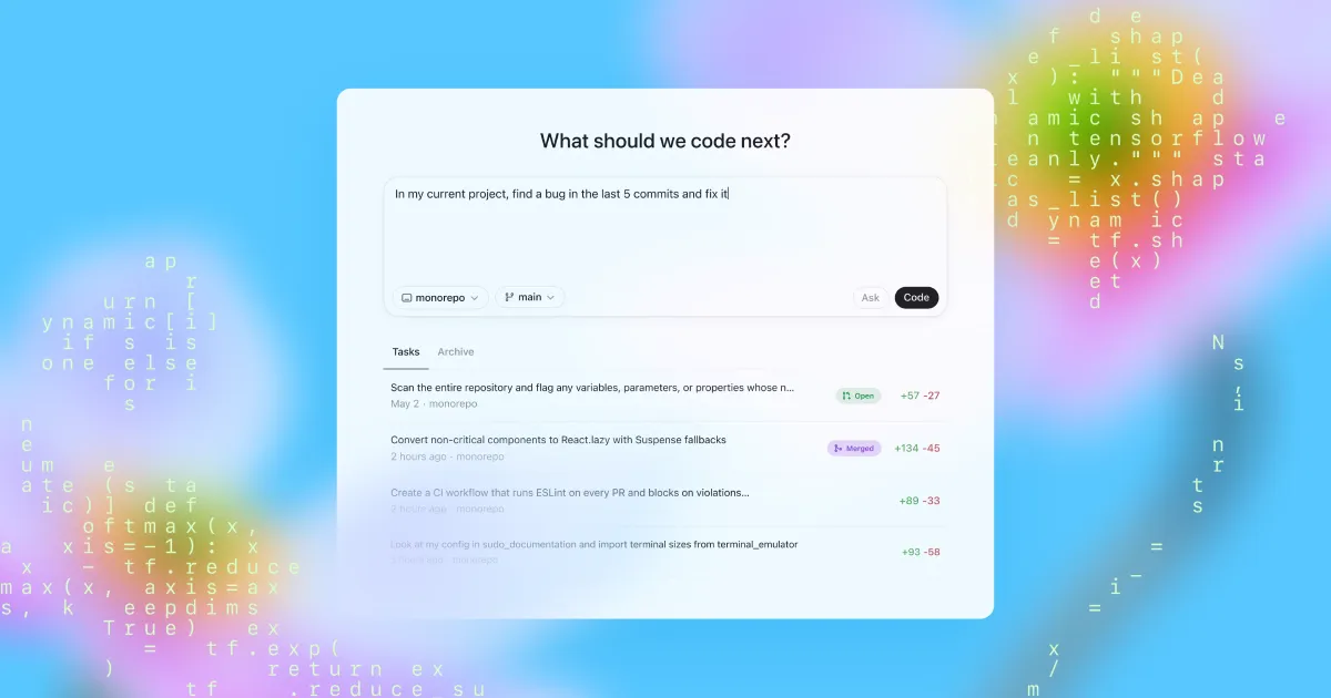 Cosmico - OpenAI launches Codex, a web-based AI coding tool in ChatGPT