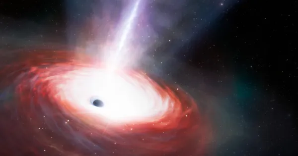 Cosmico - Black Hole Observed Feeding at 40x Its Limit