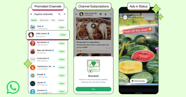 Cosmico - WhatsApp is now showing ads