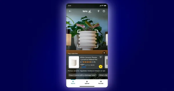 Cosmico - Amazon launches Lens Live, an AI tool for real-time shopping