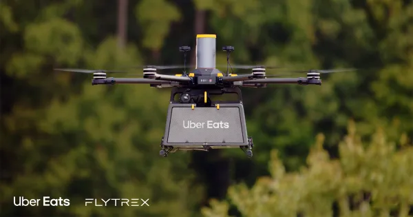 Cosmico - Uber partners with Flytrex to test Uber Eats drone deliveries